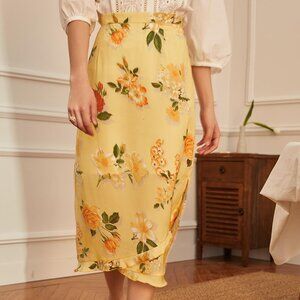 Simple Retro Elena Chiffon Skirt